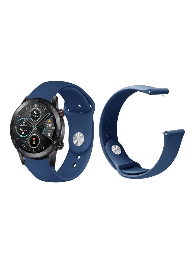 Perfii Replacement Band For Honor MagicWatch 2 46mm Midnight Blue - Image 3