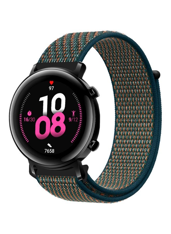 Perfii Replacement Band For Huawei Watch GT 2 42mm Neptune Green - Image 1