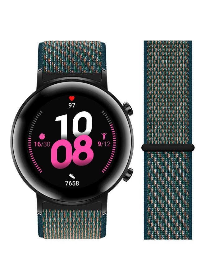 Perfii Replacement Band For Huawei Watch GT 2 42mm Neptune Green - Image 2