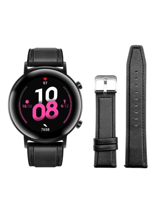 Perfii Replacement Band For Huawei Watch GT 2 42mm Black - Image 2