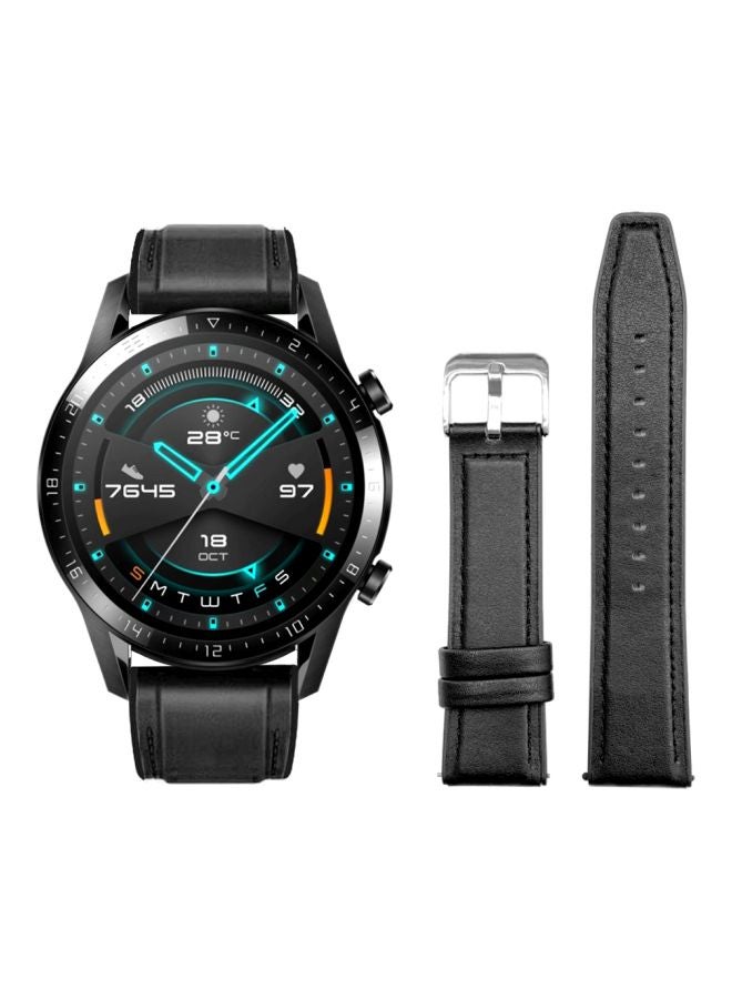 Perfii Replacement Band For Huawei Watch GT 2 - 46mm Black - Image 2