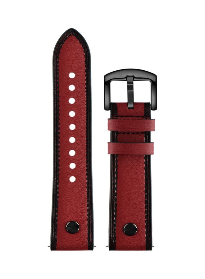 Perfii Replacement Band For Huawei Watch GT 2 - 46mm Wine Red - Image 1