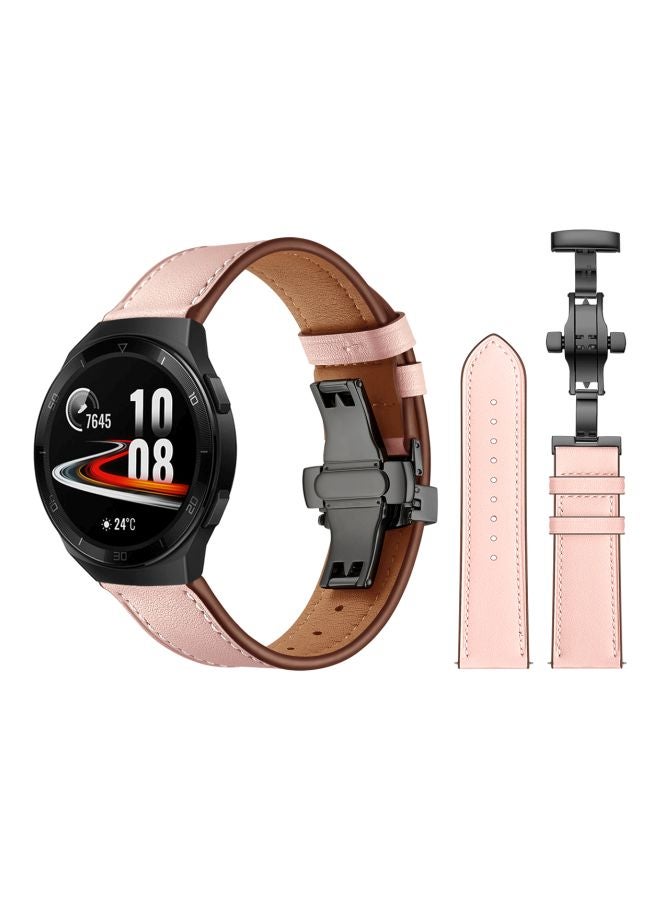 Perfii Replacement Band For Huawei Watch GT 2e - 46mm Pink/Black - Image 2