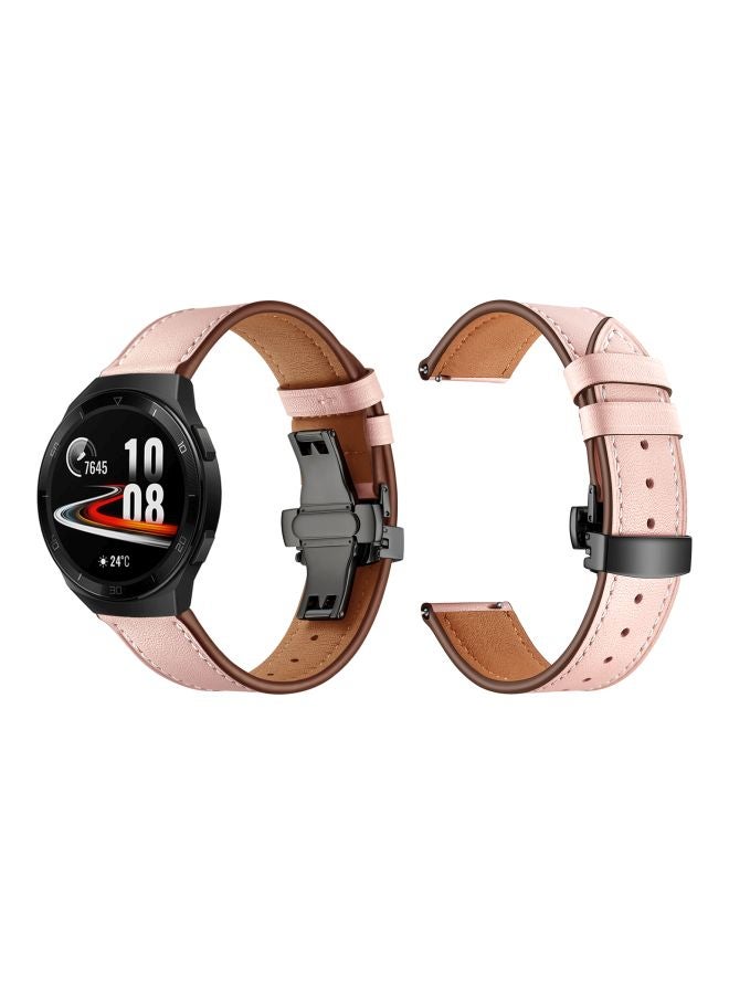 Perfii Replacement Band For Huawei Watch GT 2e - 46mm Pink/Black - Image 3
