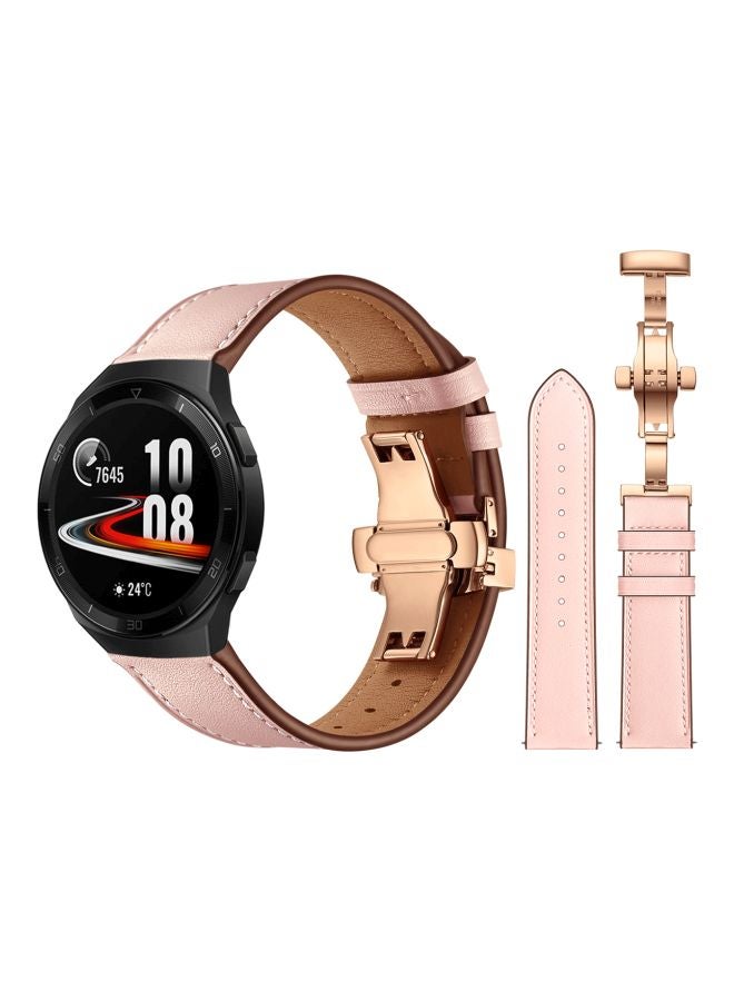 Perfii Replacement Band For Huawei Watch GT 2e - 46mm Pink/Rose Gold - Image 2