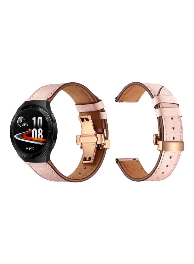 Perfii Replacement Band For Huawei Watch GT 2e - 46mm Pink/Rose Gold - Image 3