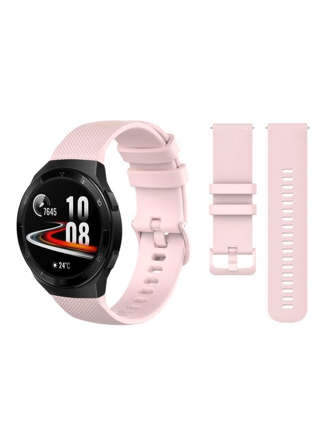 بيرفيي سوار بديل لساعة هواوي GT-2e  مقاس 46 مم وردي فاتح - Image 2