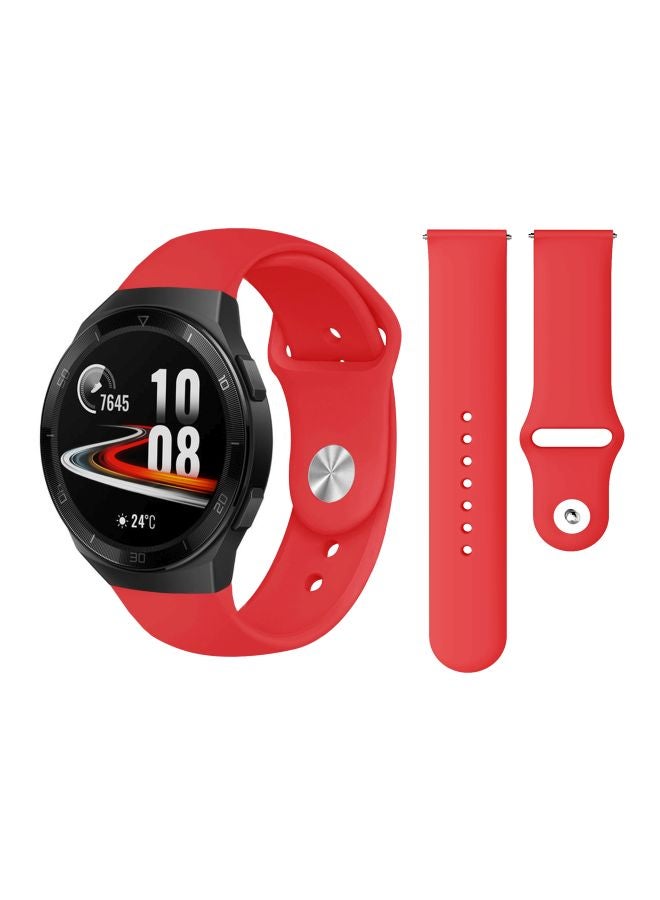 Perfii Replacement Band For Huawei Watch GT 2e - 46mm Red - Image 2