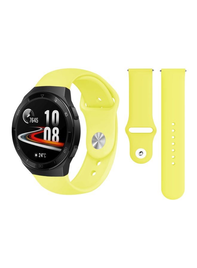 بيرفيي سوار بديل لساعة هواوي GT-2e  مقاس 46 مم أصفر - Image 2