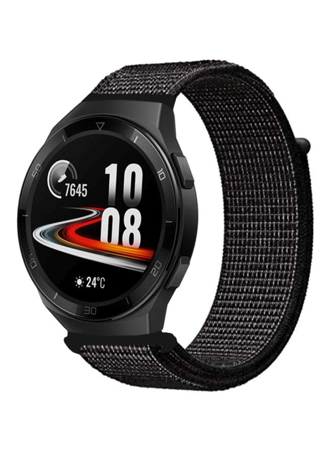 بيرفيي سوا بديل لساعة يد هواوي GT 2e مقاس 46 مم أسود عاكس - Image 1