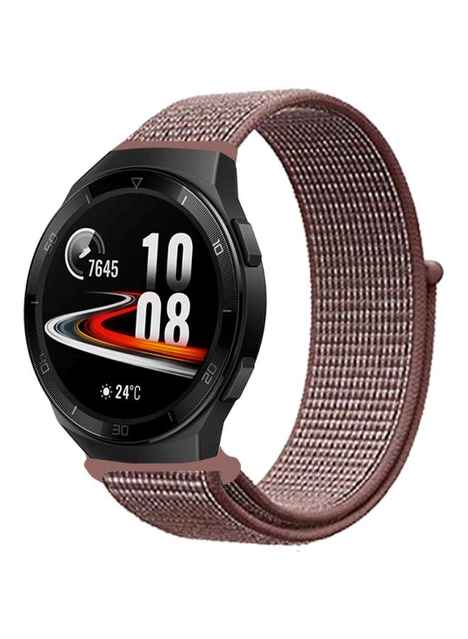 Perfii Replacement Band For Huawei Watch GT 2e 46mm Smokey Mauve Brown - Image 1