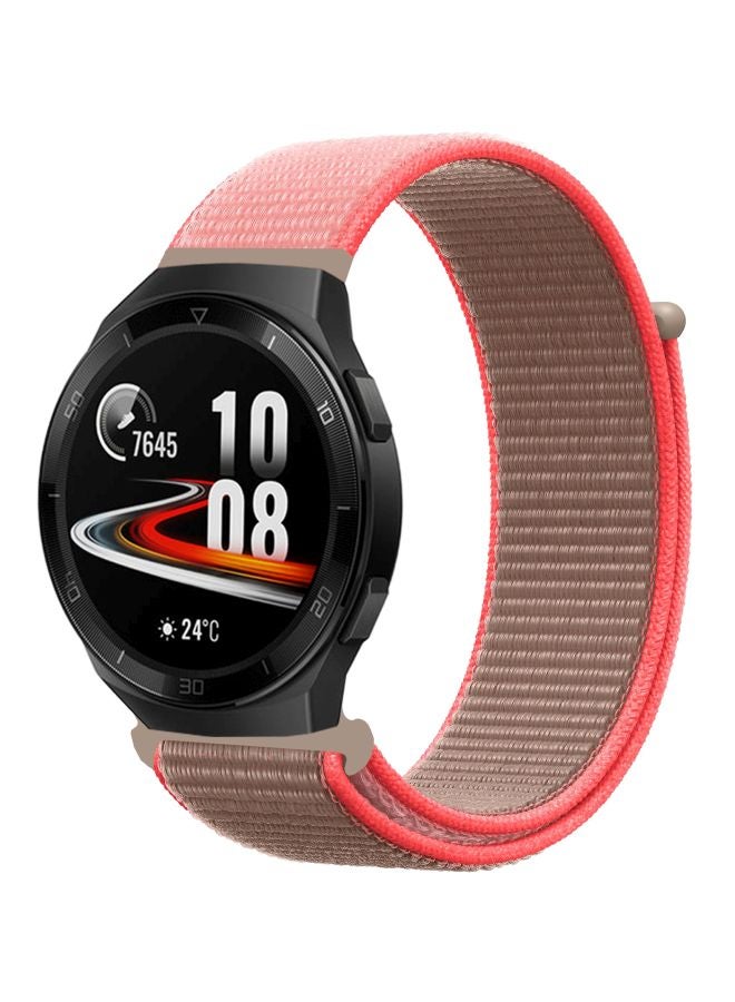 بيرفيي سوا بديل لساعة يد هواوي GT 2e مقاس 46 مم بني/ وردي ساطع - Image 1