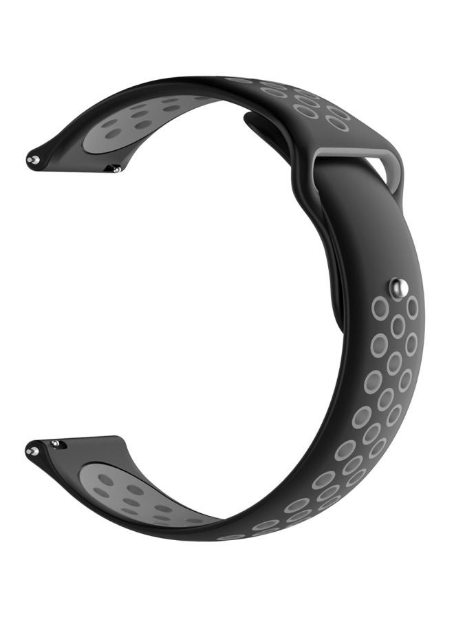 Perfii Replacement Band For Huawei Watch GT 2e 46mm Black/Cool Grey - Image 1