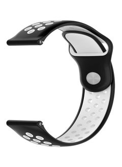 Perfii Silicone Replacement Band For Huawei Watch GT 2e Black/White  - Image 1
