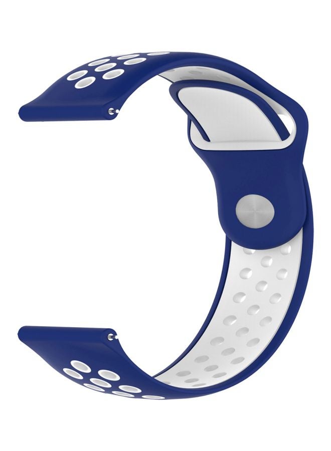 Perfii Replacement Band For Huawei Watch GT 2e 46mm Blue/White - Image 1