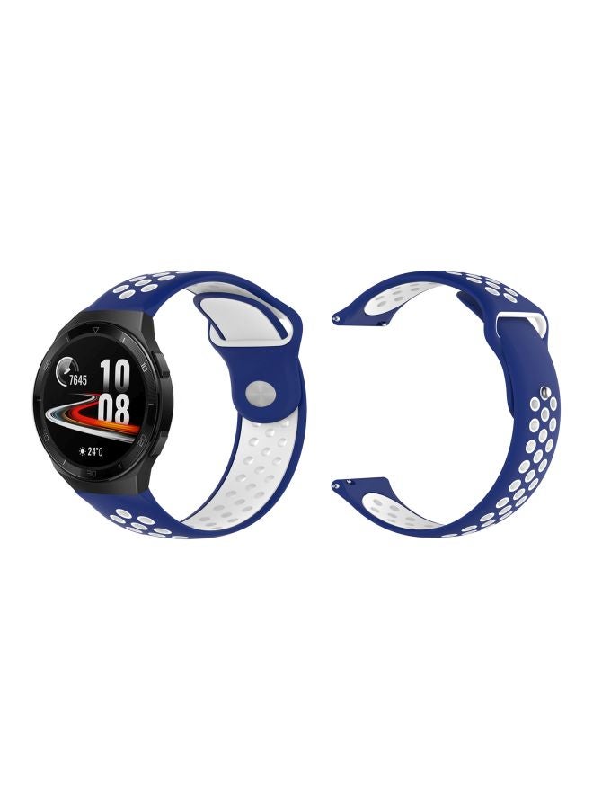Perfii Replacement Band For Huawei Watch GT 2e 46mm Blue/White - Image 2