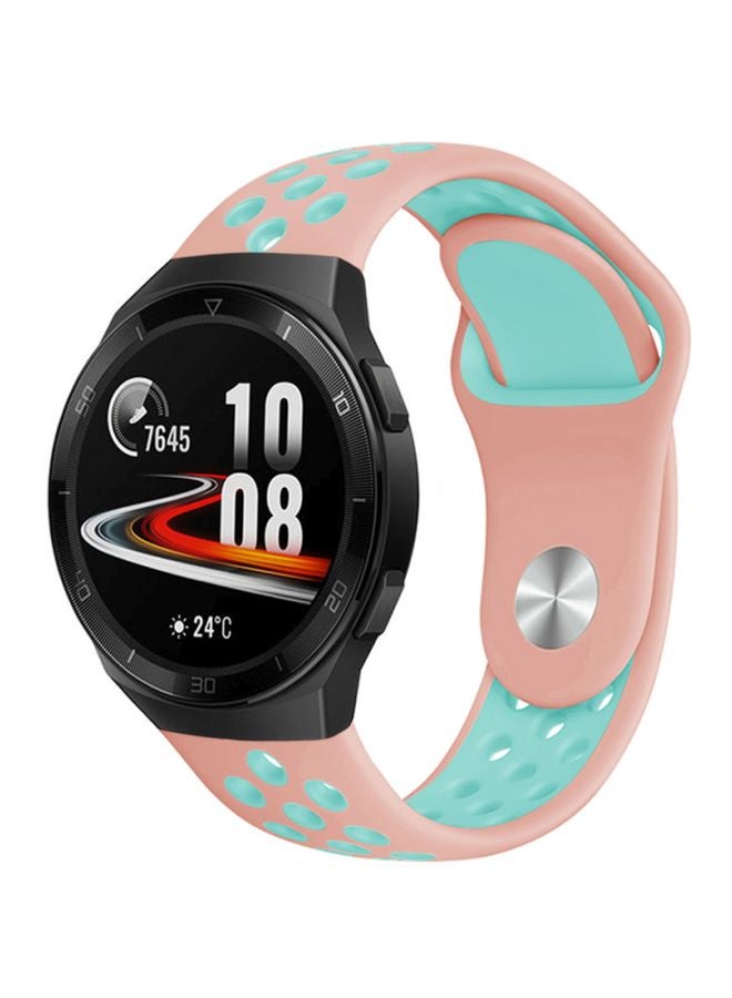 Perfii Replacement Band For Huawei Watch GT 2e 46mm Vintage Pink/Green  - Image 1