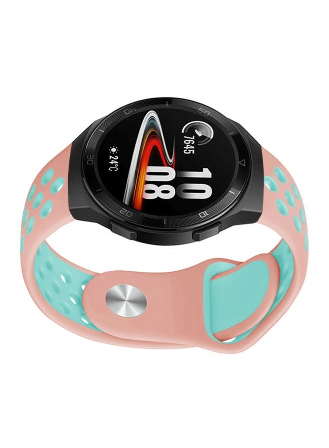 Perfii Replacement Band For Huawei Watch GT 2e 46mm Vintage Pink/Green  - Image 2