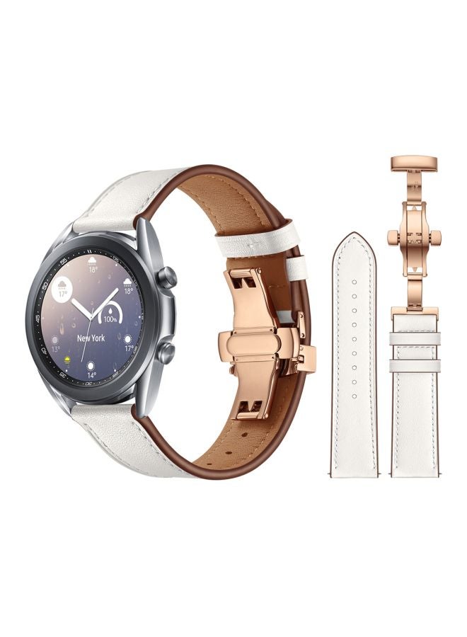 Perfii Replacement Band For Samsung Galaxy Watch 3 41mm White - Image 2