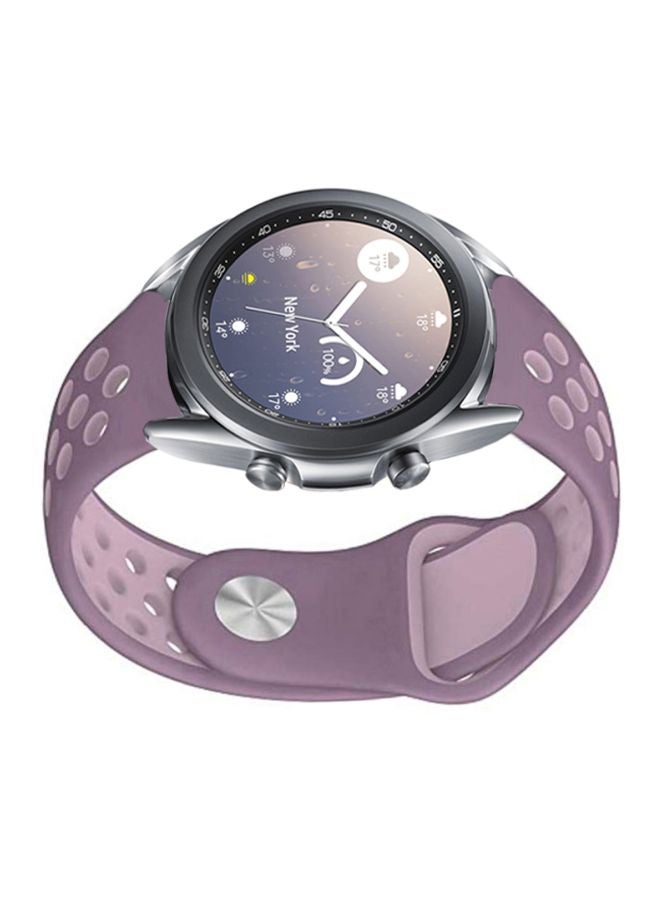 بيرفيي سوار بديل لساعة سامسونج جالاكسي 3 مقاس 41 مم بنفسجي خوخي ضبابي - Image 2