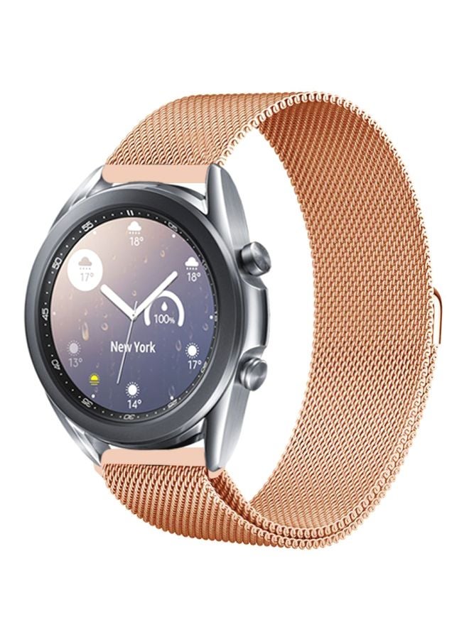 Perfii Replacement Band For Samsung Galaxy Watch3 41mm Rose Gold  - Image 2