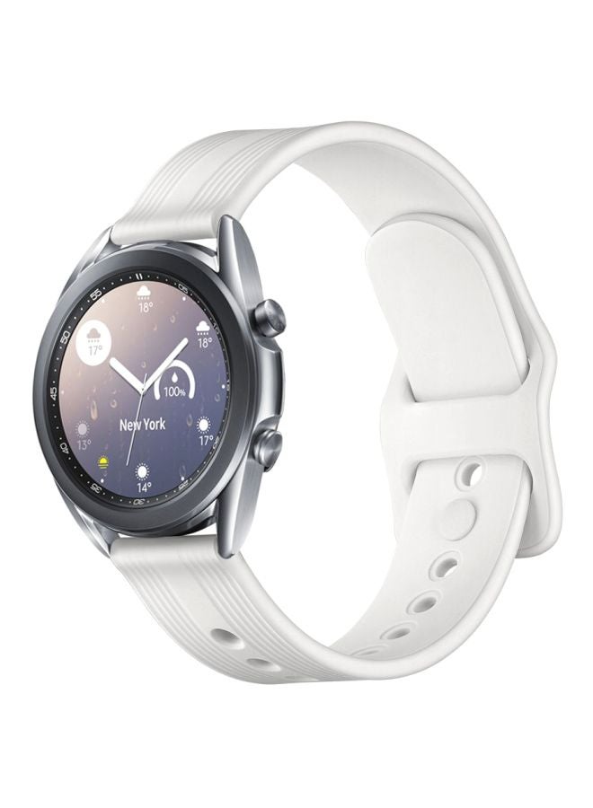 Perfii Replacement Band For Samsung Galaxy Watch3 41mm White - Image 2