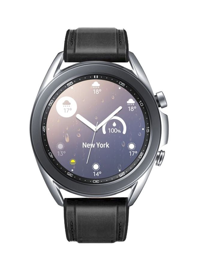 Perfii Replacement Band For Samsung Galaxy Watch3 41mm Black Stitch - Image 2