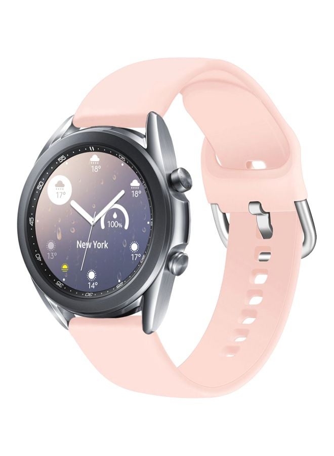 بيرفيي سوار بديل لساعة هواوي GT 2 مقاس 42 مم بيج وردي راوند - Image 2