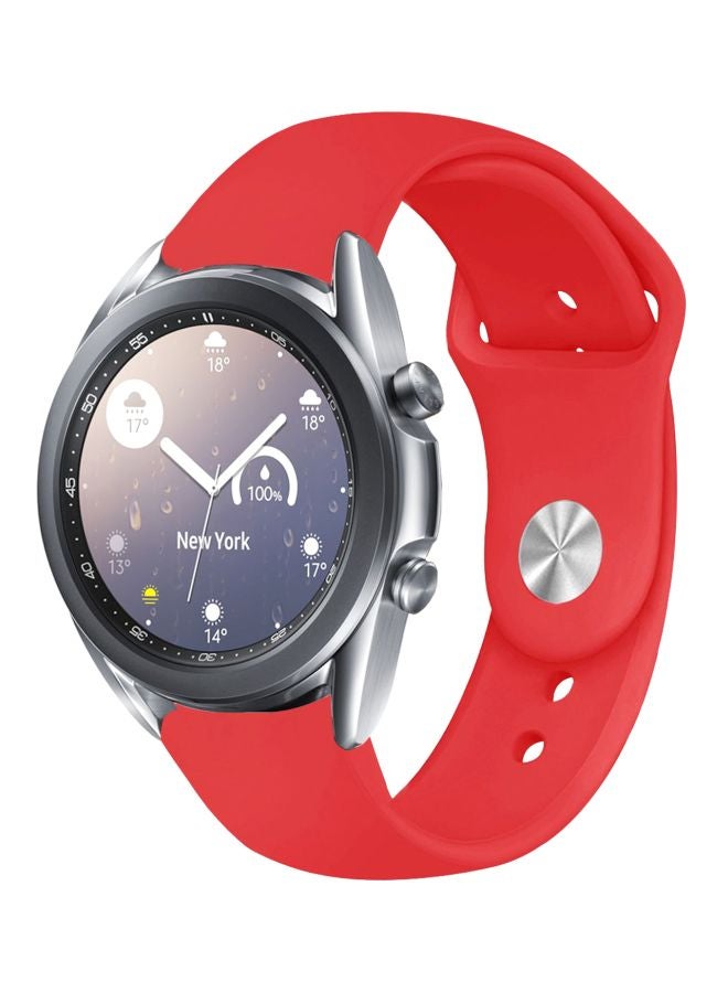 Perfii Replacement Band For Samsung Galaxy Watch3 41mm Red - Image 2