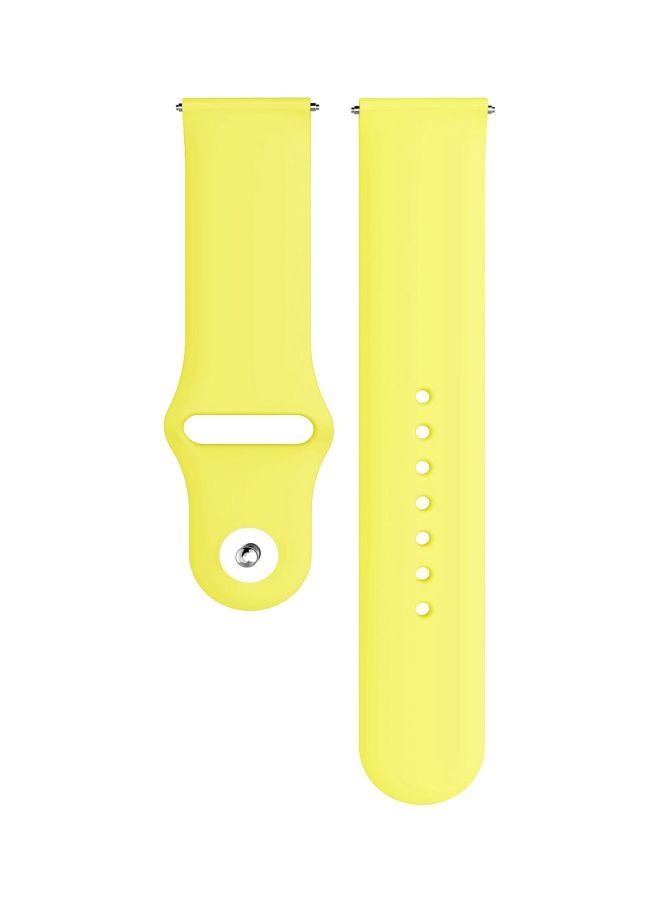 Perfii Replacement Band For Samsung Galaxy Watch3 41mm Yellow - Image 1