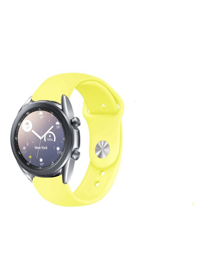 Perfii Replacement Band For Samsung Galaxy Watch3 41mm Yellow - Image 2