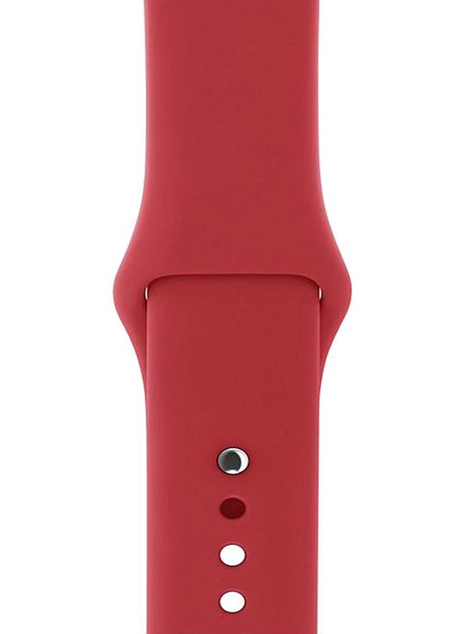 Perfii Replacement Band For Samsung Galaxy Watch3 41mm Wine Red - Image 2