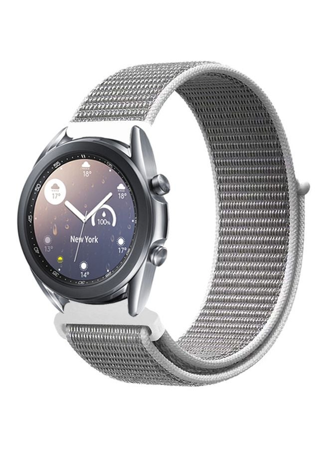 Perfii Replacement Band For Samsung Galaxy Watch3 41mm Seashell Silver - Image 1