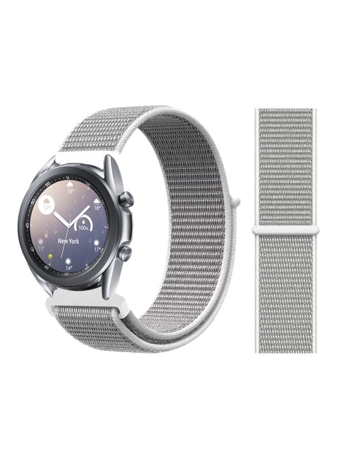 Perfii Replacement Band For Samsung Galaxy Watch3 41mm Seashell Silver - Image 2