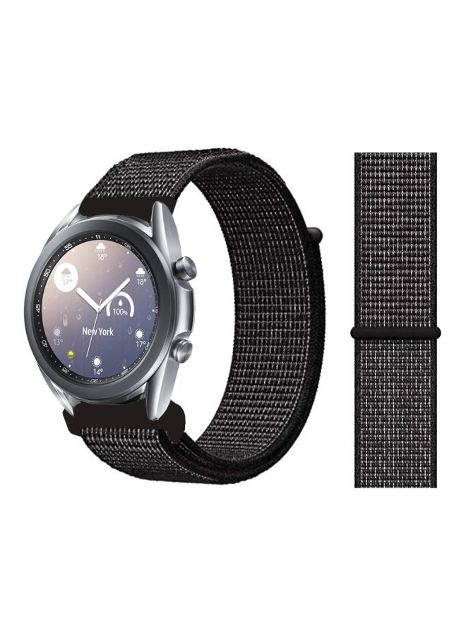 بيرفيي سوار بديل لساعة سامسونج جالاكسي 3 مقاس 41 مم أسود عاكس - Image 2