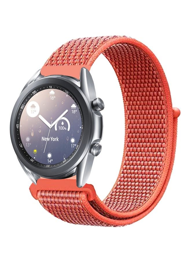 Perfii Replacement Band For Samsung Galaxy Watch3 41mm Nectarine Orange - Image 1