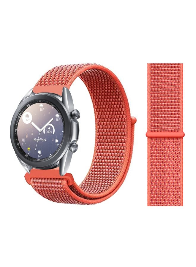 Perfii Replacement Band For Samsung Galaxy Watch3 41mm Nectarine Orange - Image 2