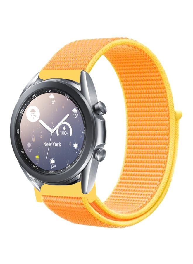 Perfii Replacement Band For Samsung Galaxy Watch 3 41mm Casary Yellow - Image 1