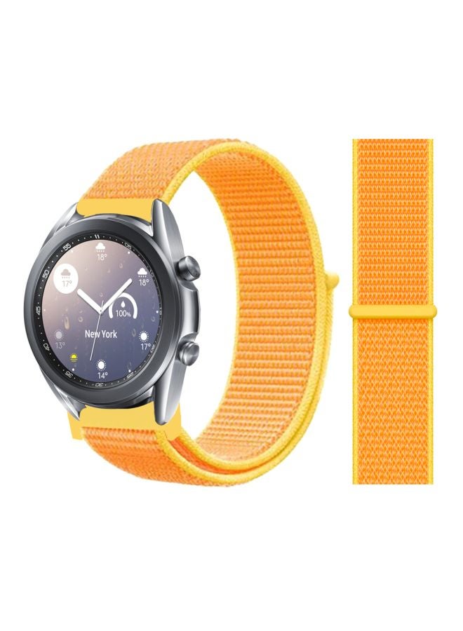 Perfii Replacement Band For Samsung Galaxy Watch 3 41mm Casary Yellow - Image 2