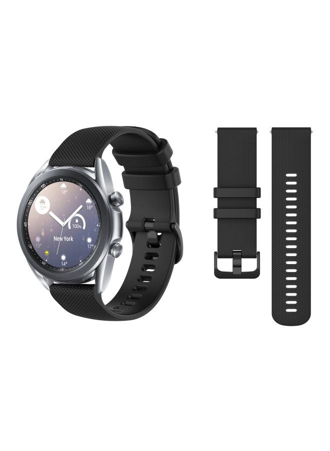 بيرفيي سوار بديل لساعة يد سامسونج جالاكسي 3 مقاس 41 مم أسود - Image 2