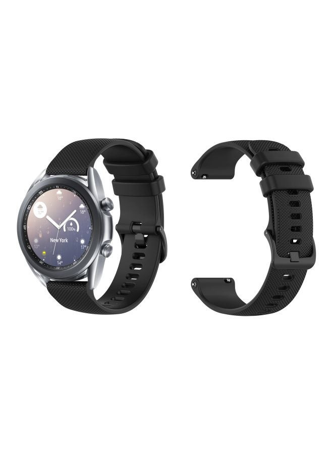 بيرفيي سوار بديل لساعة يد سامسونج جالاكسي 3 مقاس 41 مم أسود - Image 3