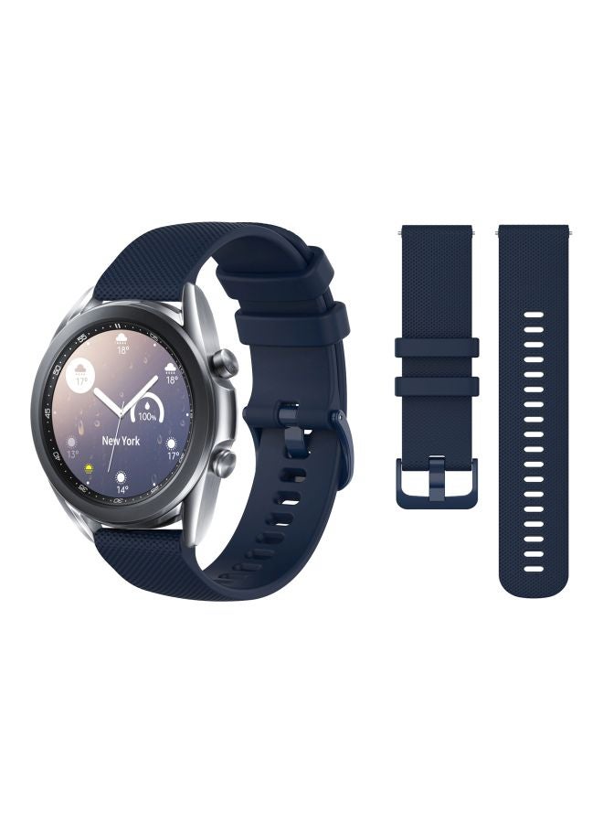 Perfii Replacement Band For Samsung Galaxy Watch 3 41mm Dark Blue - Image 2