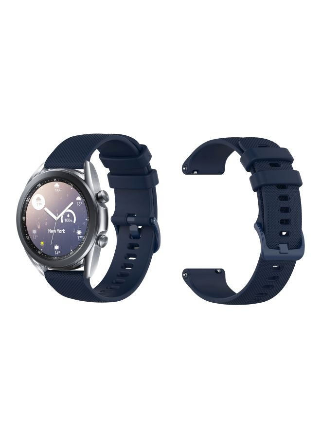 Perfii Replacement Band For Samsung Galaxy Watch 3 41mm Dark Blue - Image 3