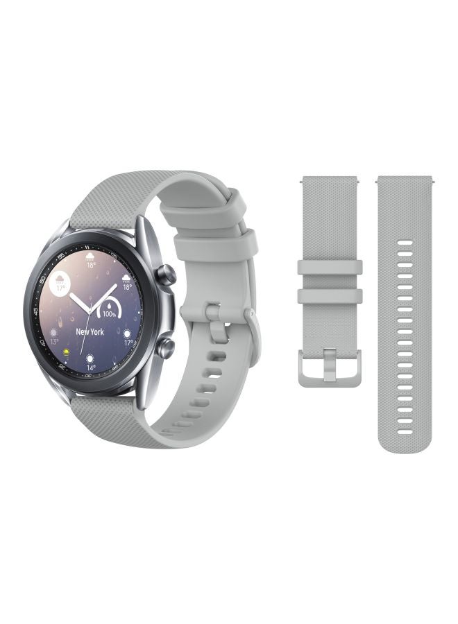 Perfii Replacement Band For Samsung Galaxy Watch 3 41mm Grey - Image 2