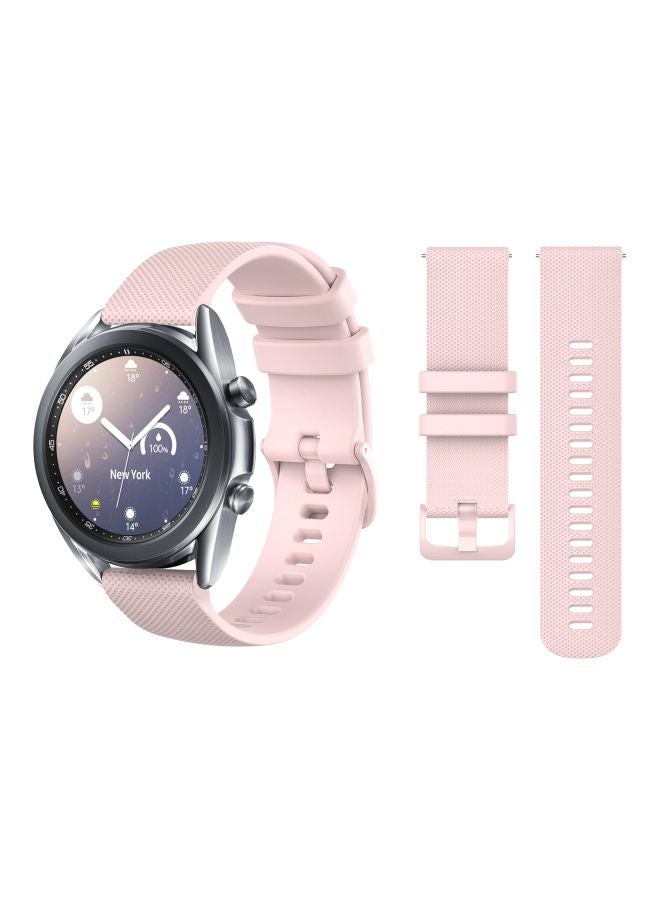 بيرفيي سوار بديل لساعة يد سامسونج جالاكسي 3 مقاس 41 مم وردي - Image 2