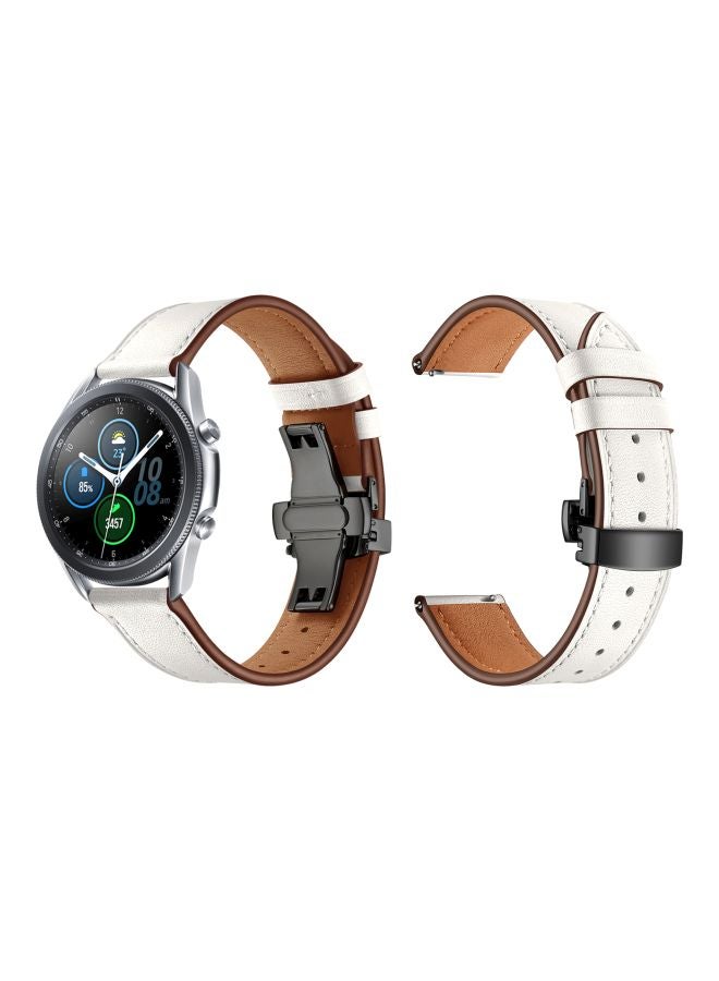 Perfii Replacement Band For Samsung Galaxy Watch 3 45mm White  - Image 3