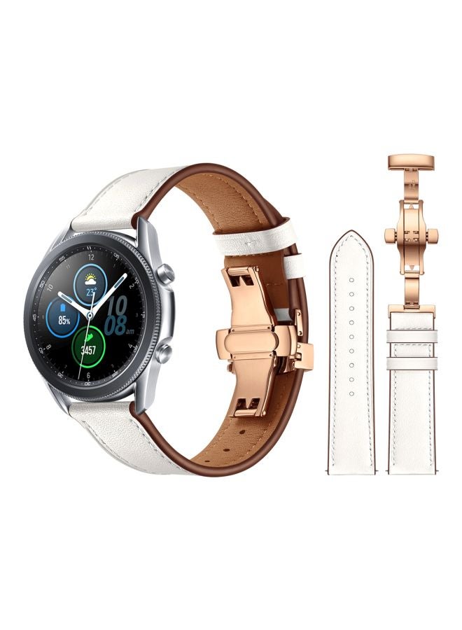 Perfii Replacement Band For Samsung Galaxy Watch 3 45mm White - Image 2