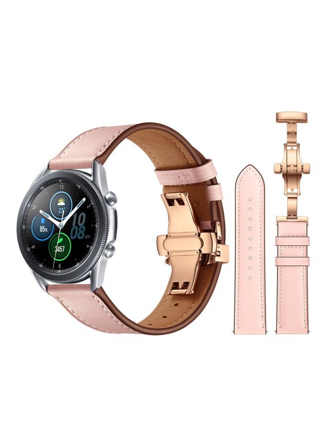 Perfii Replacement Band For Samsung Galaxy Watch 3 45mm Pink - Image 2
