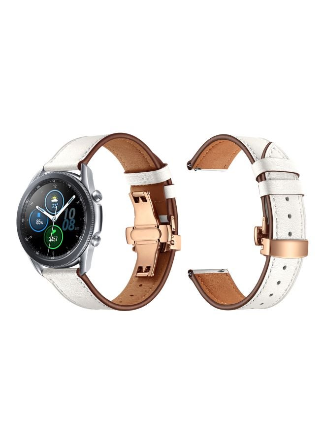 Perfii Replacement Band For Samsung Galaxy Watch 3 45mm White - Image 3