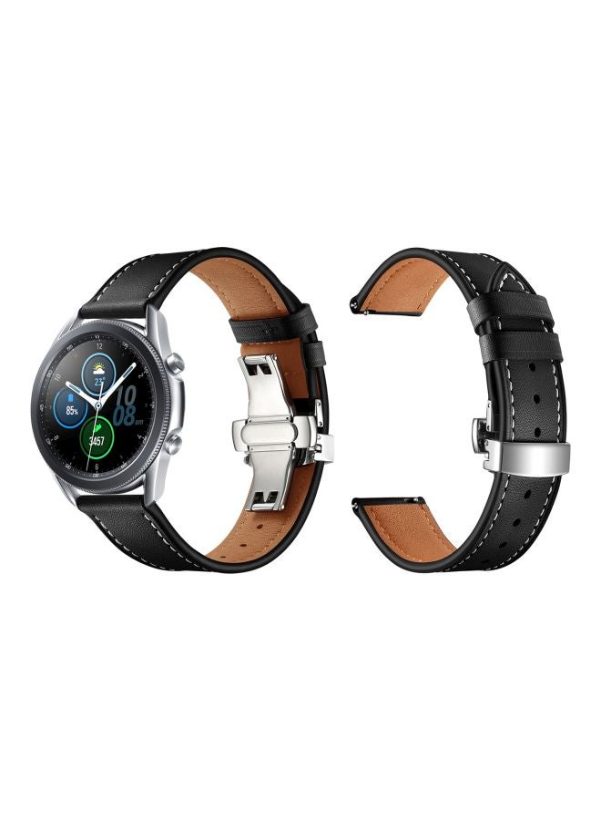 Perfii Replacement Band For Samsung Galaxy Watch 3 45mm Black  - Image 3